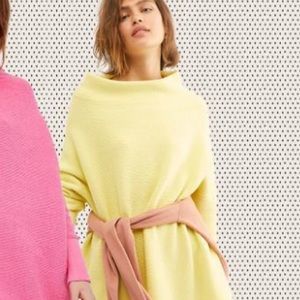 Free People Ottoman Sweater - soft citrus yellow.